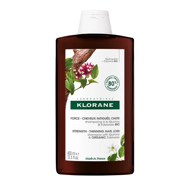 KLORANE SHAMPOON HINIINI JA EEDELVEISSI EKSTRAKTIGA 400ML