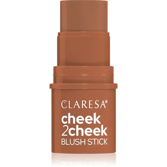Claresa Cheek 2 Cheek Päikesekreempuuder pulgakujuline varjund 02 Milk Choco 6 g