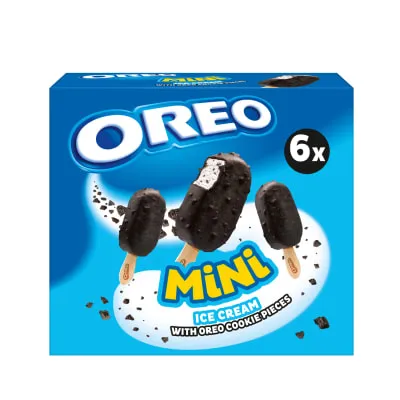 Vanillim. jäät. küps. Oreo Mini Stick 6x50ml