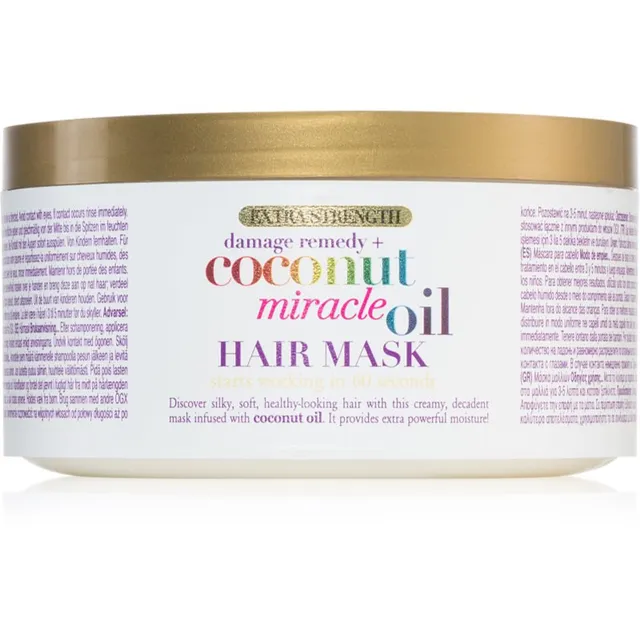 OGX Coconut Miracle Oil Sügavalt tugevdav juuksemask kookosõliga 300 ml