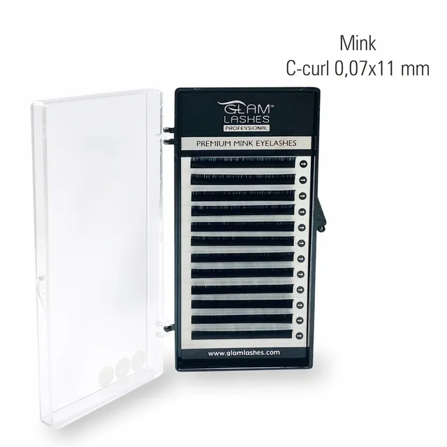 GlamLashes Premium Mink Eyelash Extension C-Curl 0,07