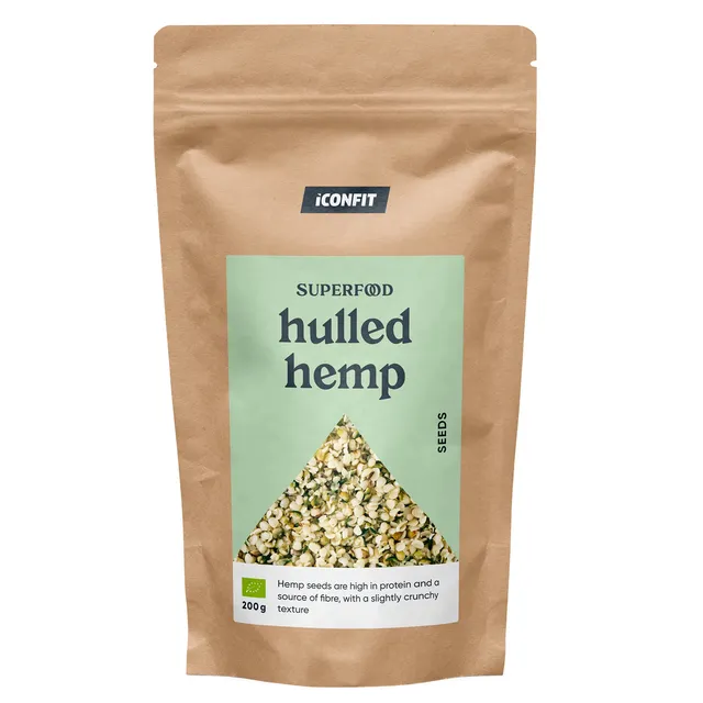 ICONFIT Superfood Hulled Hemp Seeds 200g