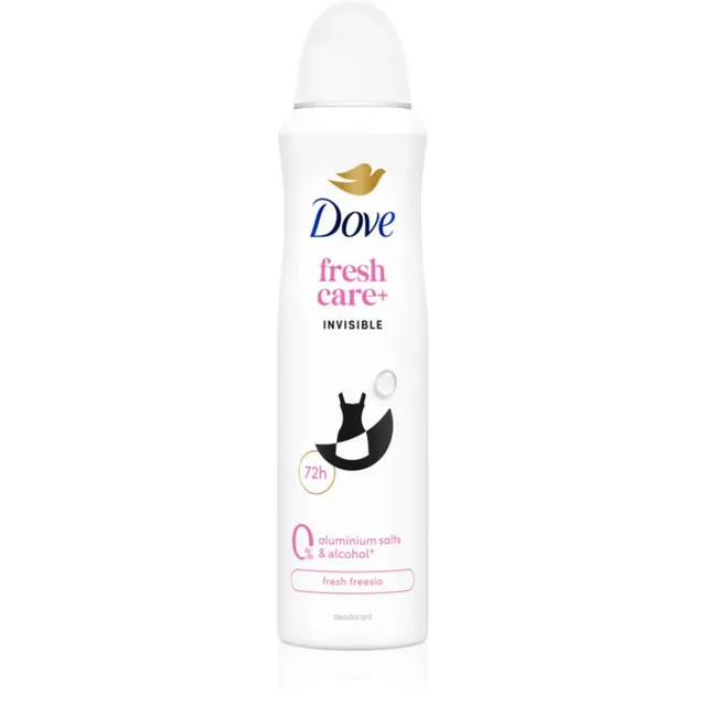 Dove 0% ALU Invisible Care Pihustatav antiprespirant ei sisalda alumiiniumi 150 ml