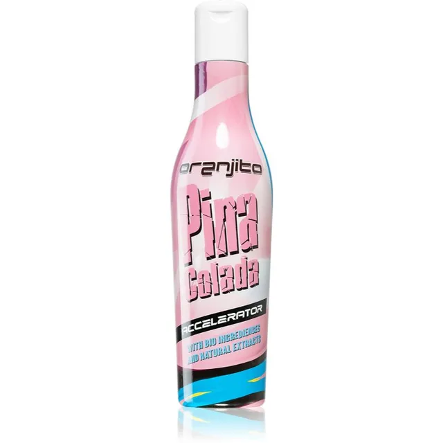 Oranjito Pina Colada Accelerator Solaariumi paikesekaitsekreem orgaaniliste koostisainetega ja päevituse kiirendi 200 ml