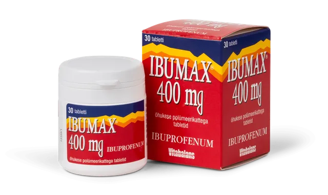 IBUMAX ÕHUKE POLÜMÜÜERKATTEGA  TABLETT 400MG (PURK) N30