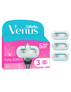Gillette Venus Party Edition Raseerija Varuterad, 3 tk