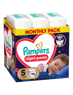 Pampers Night Pants püksmähkmed suurus 5 (92 tk)