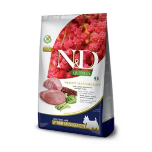 Farmina Quinoa Weight Management Mini lambalihaga dieet koeratoit 800g