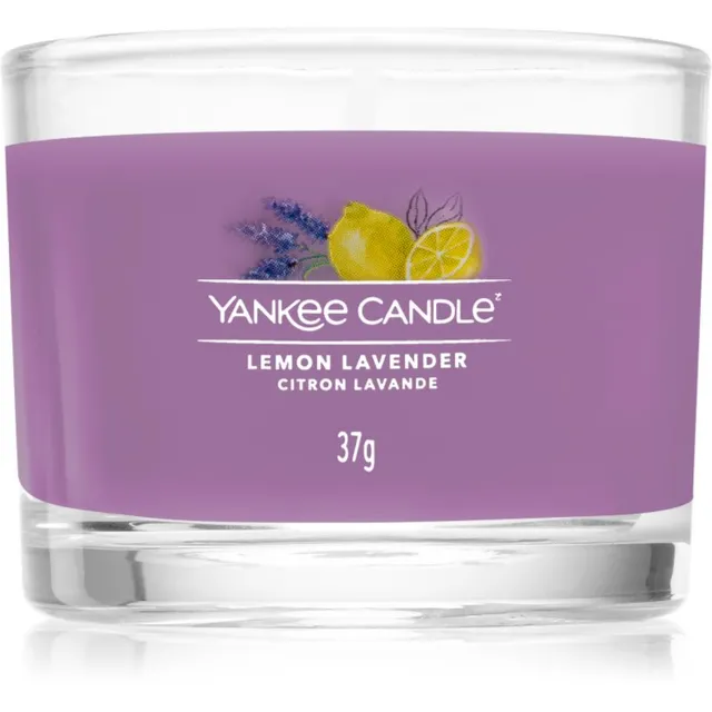 Yankee Candle Lemon Lavender votiivküünal glass 37 g