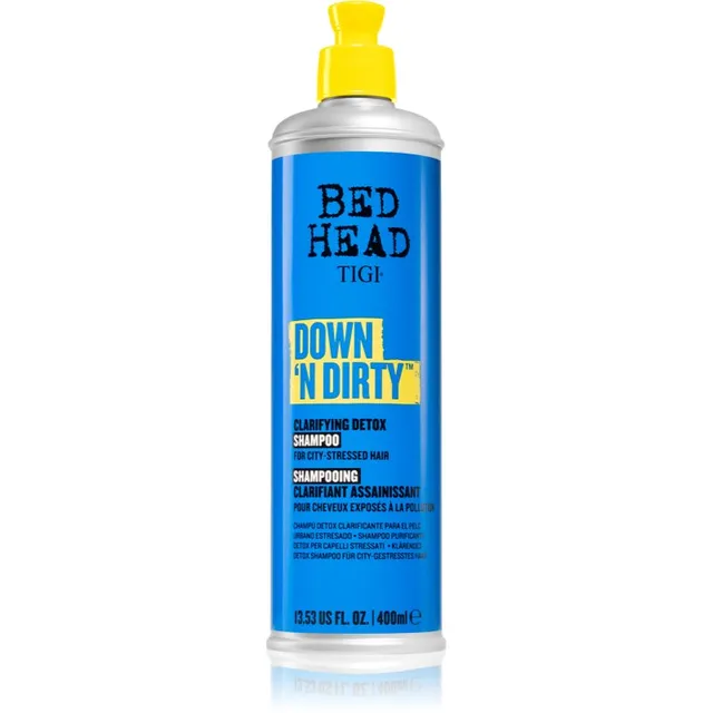 TIGI Down N' Dirty Clarifying Detox Shampoo Puhastav ja detoksifitseeriv šampoon igapäevaseks kasutamiseks 400 ml