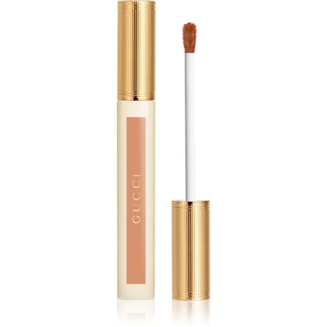 Gucci Gucci Beauty Glow Oil-In-Water Tint Liquid Lipstick läikiv niisutav vedel huulepulk varjund 130 Elsa Hazel 6.5 ml