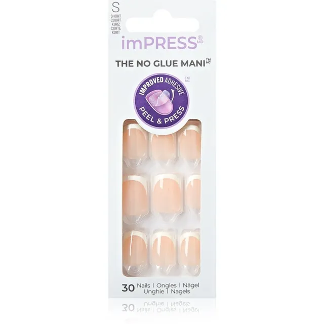 KISS imPRESS The No Glue Mani Kunstküüned isekleepuvad Model 30 tk