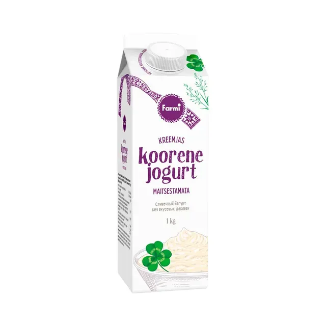 Maitsestamata jogurt, FARMI, 1 kg