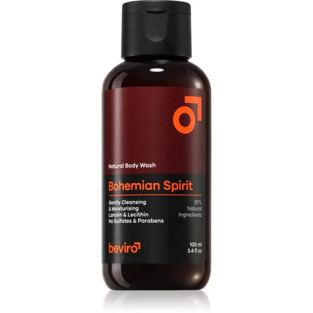 Beviro Bohemian Spirit Natural Body Wash Looduslik dušigeel meestele 100 ml