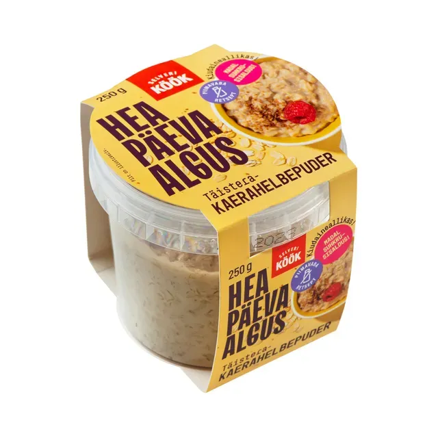 Täistera kaerahelbepuder laktoosivaba, SELVERI KÖÖK, 250 g