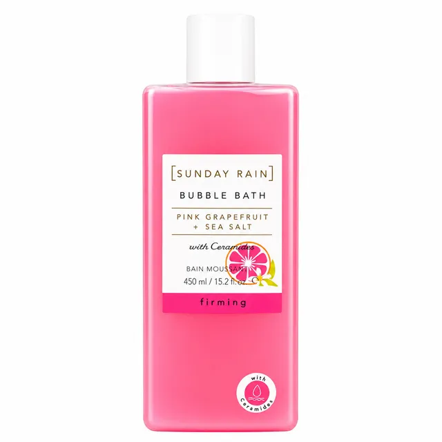 SUNDAY RAIN Pink Grapefruit & Sea Salt Bubble Bath 450ml