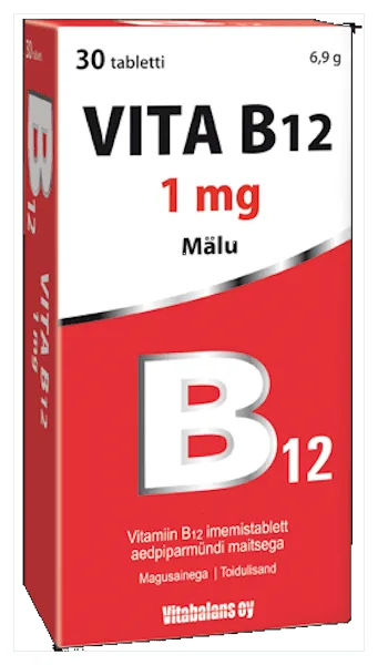 VITA B12 IMEMISTBL 1000MCG N30