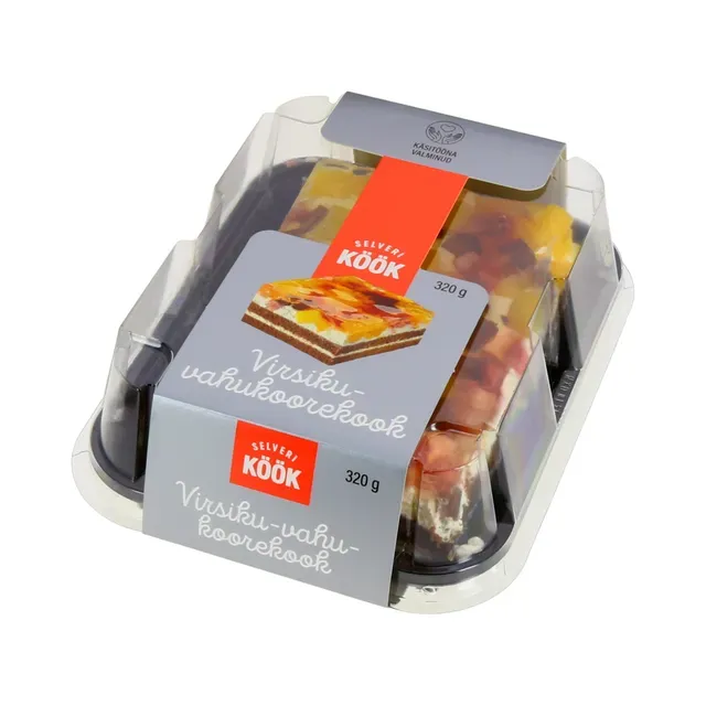 Virsiku-vahukoorekook, SELVERI KÖÖK, 320 g