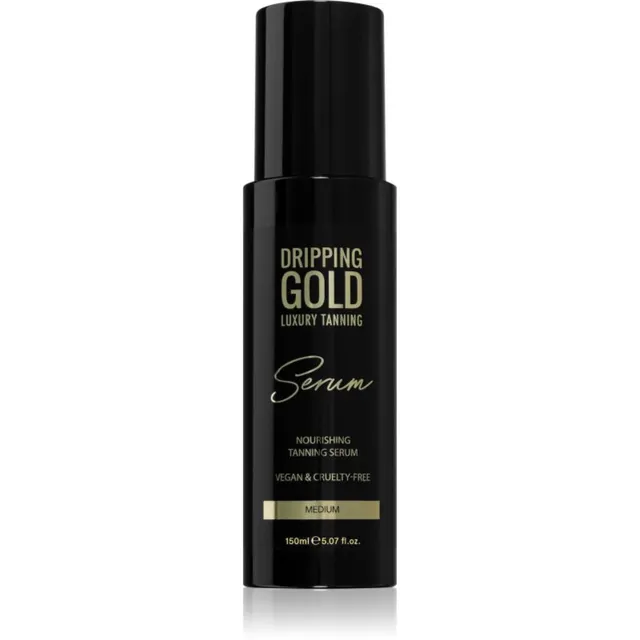 Dripping Gold Luxury Tanning Serum Isepruunistav losjoon kehale ja näole varjund Medium 150 ml