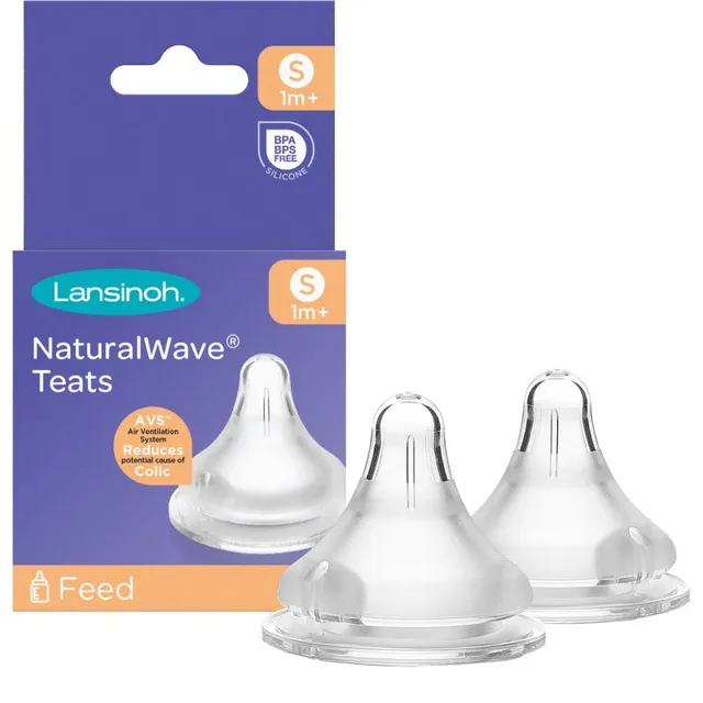 Lansinoh NaturalWave Beebipudeli lutti Slow 2 tk