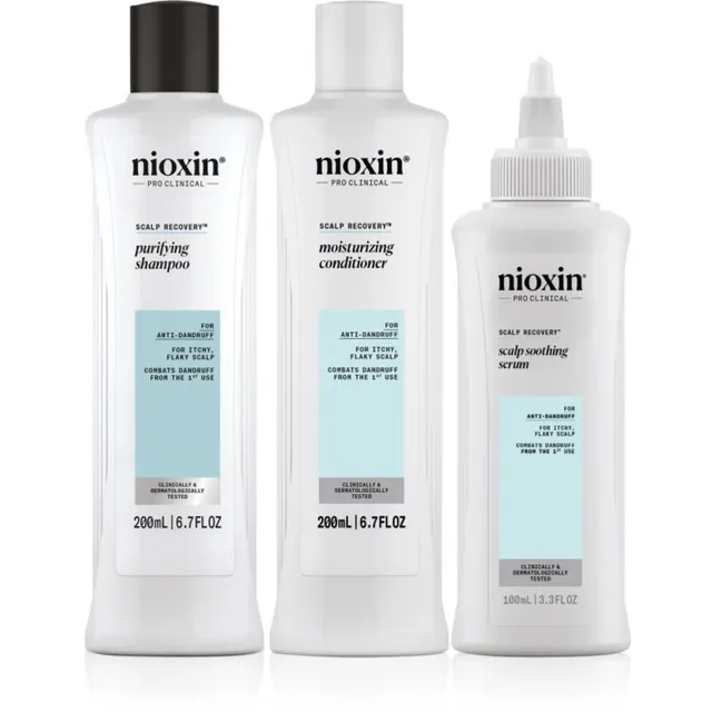 Nioxin Scalp Recovery Kinkekomplekt kõõma vastu 3 tk