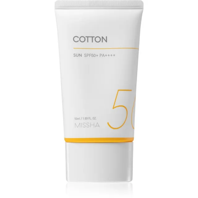 Missha All Around Safe Block Cotton Sun Päikesekaitse SPF 50+ tundlikule ja allergilisele nahale 50 ml