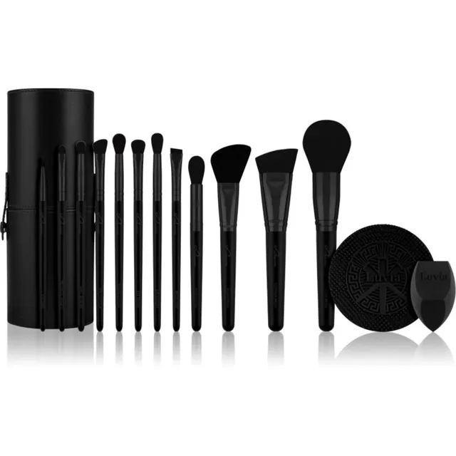Luvia Cosmetics Prime Vegan Pro Black Edition Pintslikomplekt 12 tk