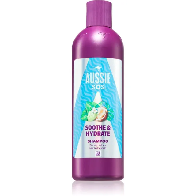 Aussie SOS Sooth & Hydrate Niisutav šampoon juustele 300 ml