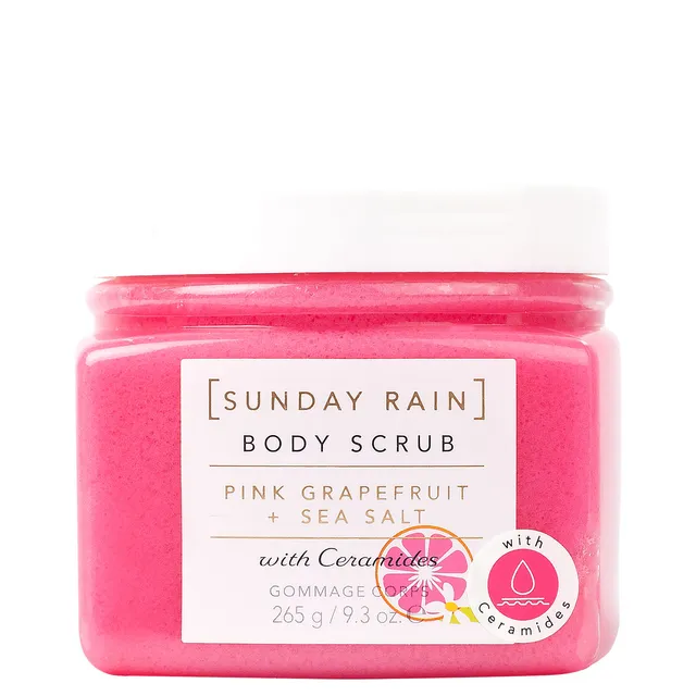 SUNDAY RAIN Pink Grapefruit & Sea Salt Body Scrub 265g