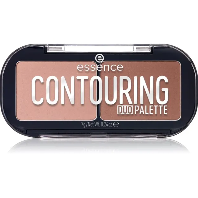 essence CONTOURING DUO PALETTE Kontuuripalett varjund 10 lighter skin 7 g