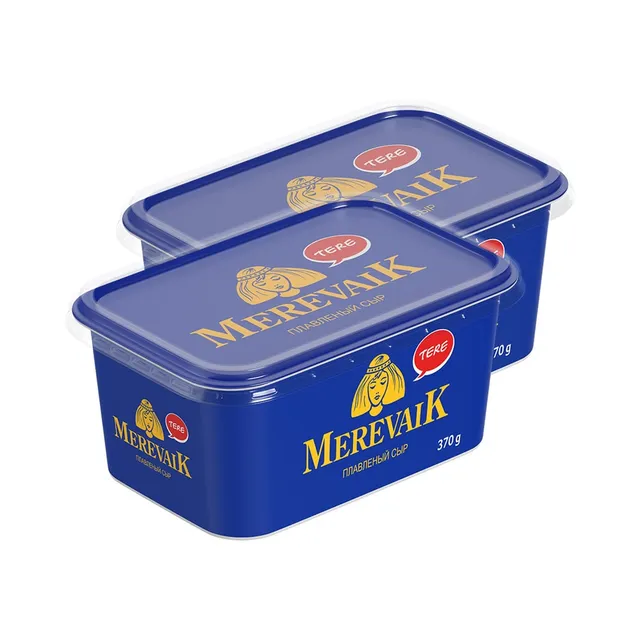 HULGI Sulatatud juust 2tk, MEREVAIK, 2 x 370 g