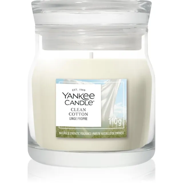 Yankee Candle Clean Cotton lõhnaküünal Signature 110 g