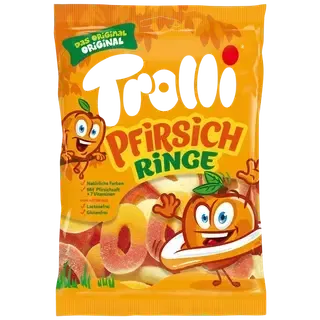 Trollli Pfirsichringe kummikommid 200g