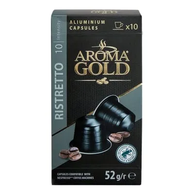 Kohvikapslid Ristretto Aroma Gold 52g