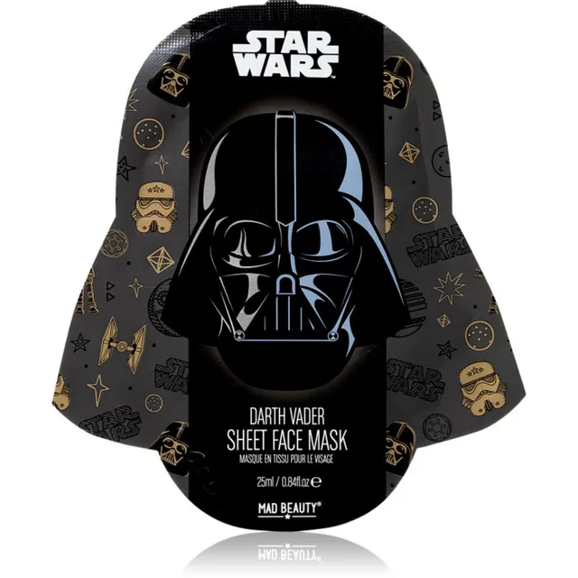 Mad Beauty Star Wars Darth Vader Antioksüdantne lehtmask teepuu ekstraktidega 25 ml