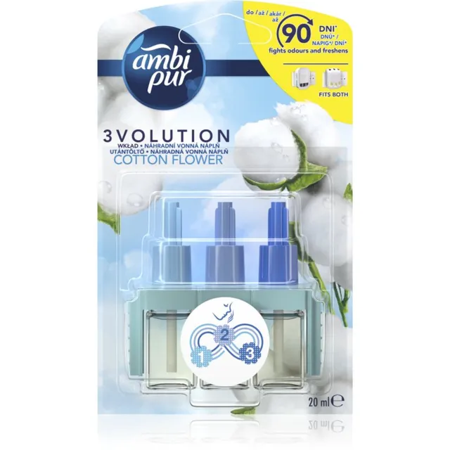 AmbiPur 3volution Cotton Fresh varutäidis 20 ml