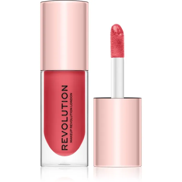 Revolution Pout Bomb Täidlasemaks muutev huuleläige tugeva läikega varjund Peachy 4.6 ml