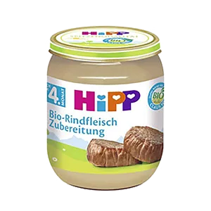 Veiselihapüree mahe 4+, HIPP, 125 g