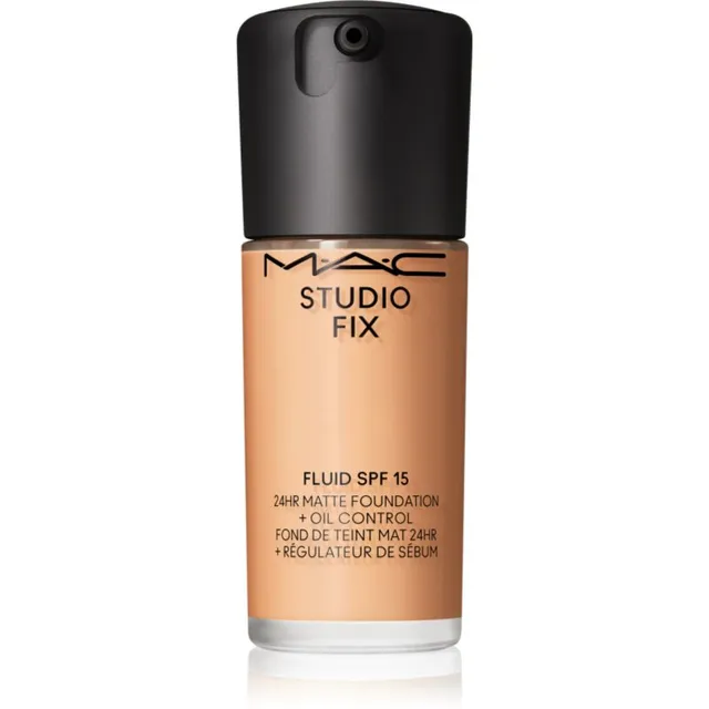 MAC Cosmetics Studio Fix Fluid SPF 15 24HR Matte Foundation + Oil Control Matistav jumestuskreem SPF 15 varjund NC35 30 ml