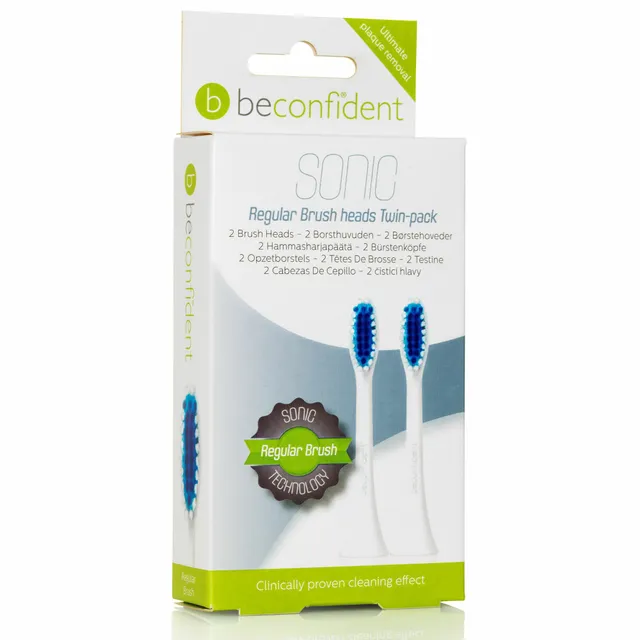Beconfident® Sonic Toothbrush heads 2-pack Regular hambaharja otsikute komplekt