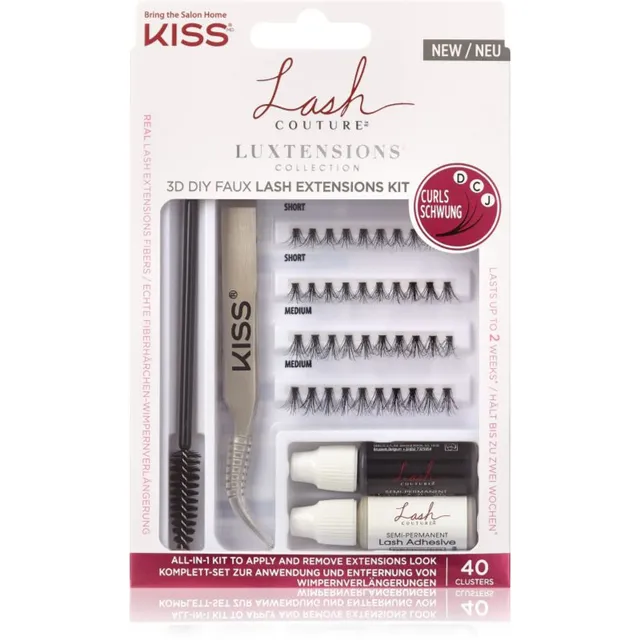 KISS Lash Couture LuXtensions kunstripsmete paigaldamise abivahendite komplekt 40 tk