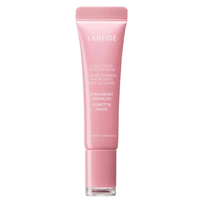 LANEIGE Glaze Craze Tinted Lip Serum Strawberry Sprinkles 12g