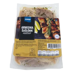 Coop Armeenia shaslõkk sealihast 600g
