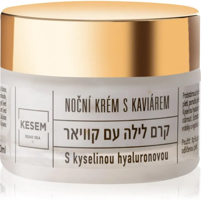 KESEM Night Cream with Caviar and Hyaluronic Acid Öökreem kaaviari ja hüaluroonhappega 50 ml