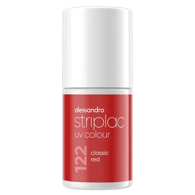 ALESSANDRO Striplac UV Colour Nail Polish No.122 Classic Red 6.5ml