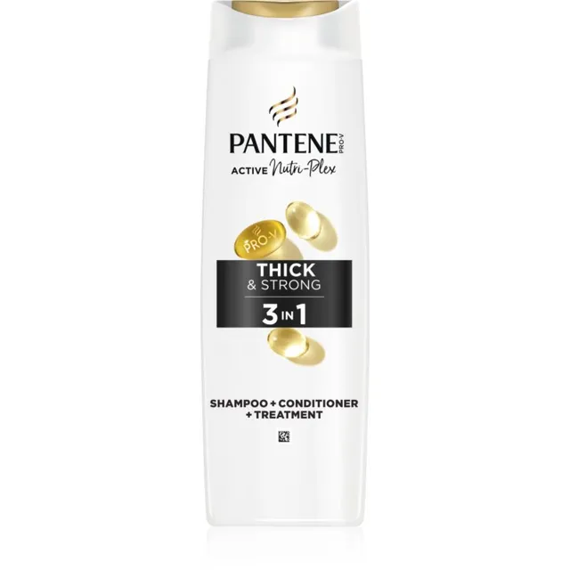 Pantene Pro-V Active Nutri Plex Thick&Strong Šampoon nõrkadele ja kahjustatud juustele kolm-ühes 325 ml
