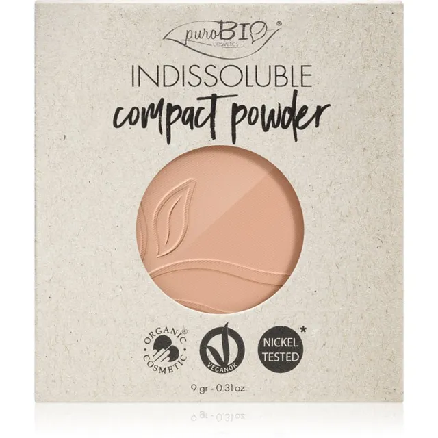 puroBIO Cosmetics Indissouble Kompaktpuuder täitepakend varjund 04 9 g
