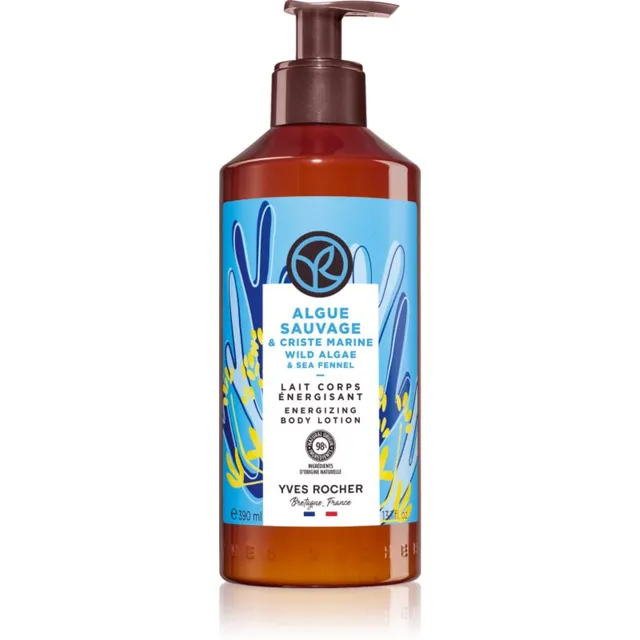 Yves Rocher Bain de Nature Energiat andev kehapiim Wild Algae & Sea Fennel 390 ml