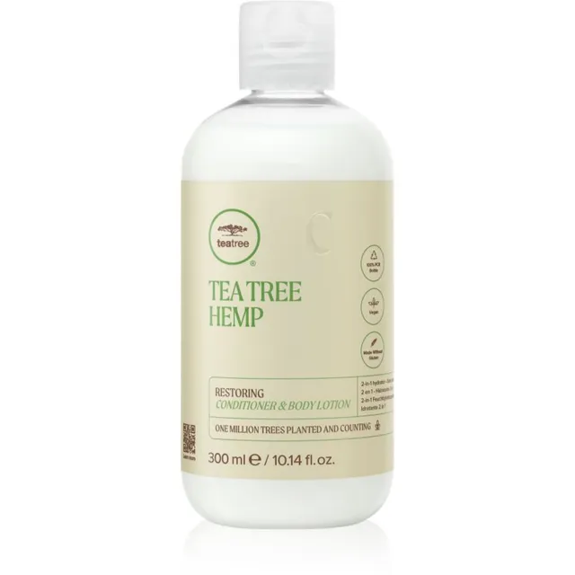 Paul Mitchell Tea Tree Hemp Restoring Conditioner & Body Lotion Palsam juustele ja kehale 300 ml