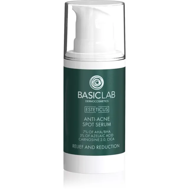 BasicLab Dermocosmetics Esteticus Kohalik akneravi AHA-hapetega 15 ml